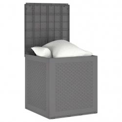 Boîte de rangement de jardin Gris clair 55x53x57 cm PP
