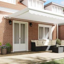Tissu de remplacement de store 5x3 m - Blanc