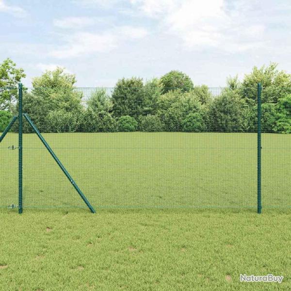 Clture en fil soud verte de 1,2 x 25 m en acier