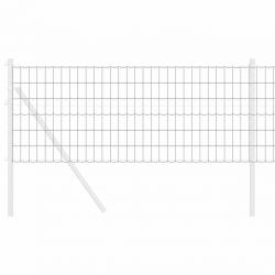 Clôture Euro Grise 0,8x25 m Acier