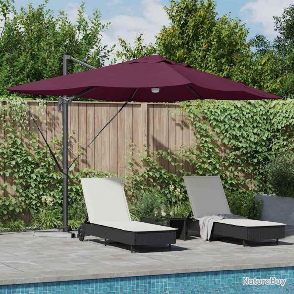 Parasol  bras dport - Bordeaux Bordeaux Mtal et Tissu Moyen