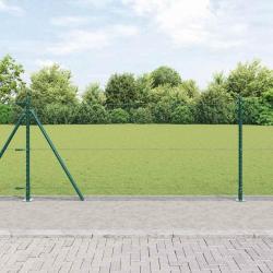 Clôture hexagonale verte 0.8x50 m en acier