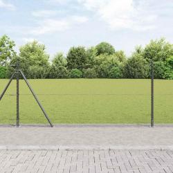 Clôture hexagonale Grise 0,8x50 m Acier