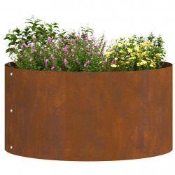Pot en acier corten Acier corten Grand Durable Rond