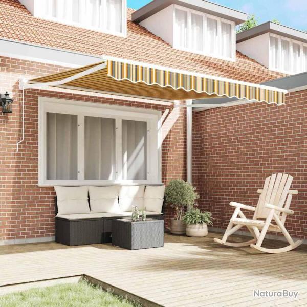 Store dpliable  rayures colores 350x250 cm