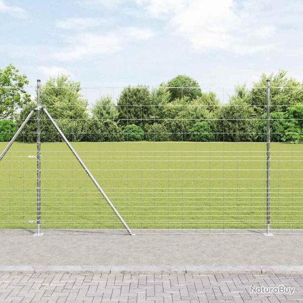 Clture de Campagne 1,6 x 25 m en Acier Galvanis