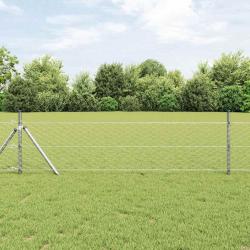 Clôture Hexagonale 0,4x25 m Acier Galvanisé