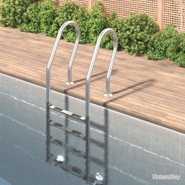 chelle de piscine 54x38x184,5 cm acier inoxydable 304