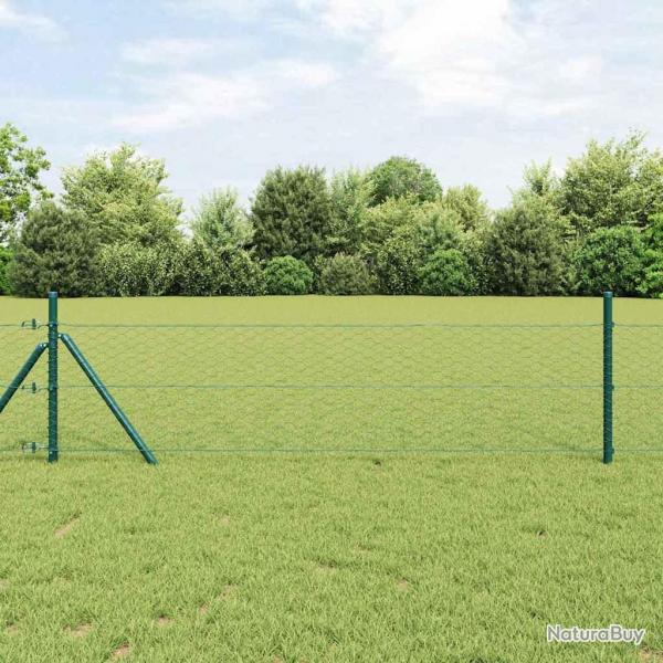 Clture hexagonale Vert 10000 x 0.09 x 80 cm Acier