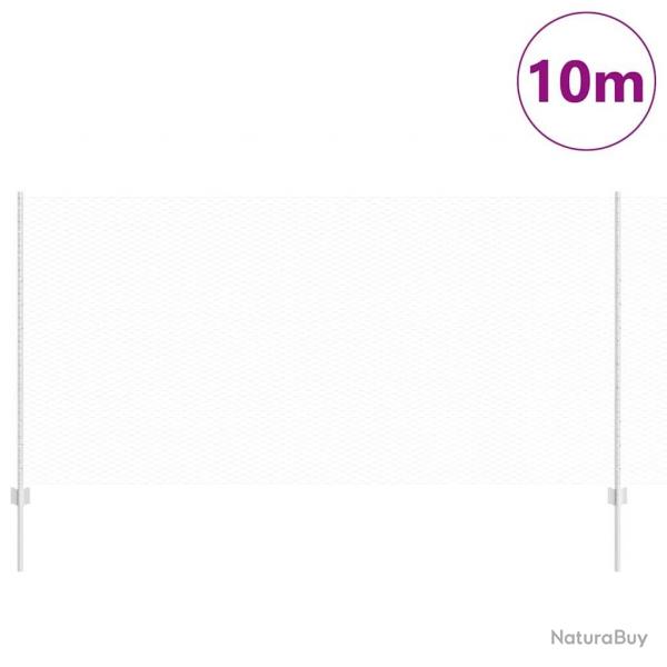 Poteaux de clture 10 pcs U-Channel 120 cm Acier galvanis