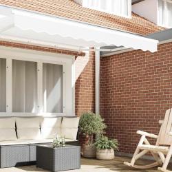 Valence de store 3,5 m Blanc 3,3x0,2 m