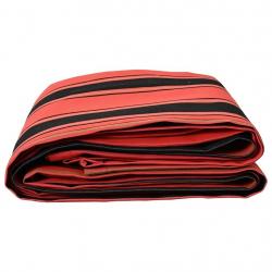 Tissu de rechange pour auvent multicolore, 10x1,6 m.