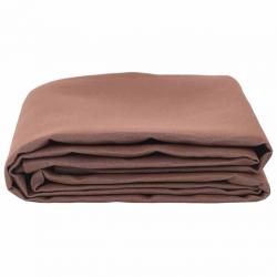 Tissu de rechange pour auvent marron 10x1,6 m