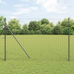 Clôture Euro grise 1,6x10 m acier