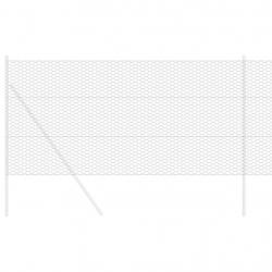 Clôture Hexagonale Grise Gris 0.4 x 10 m Acier