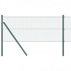 Clôture Hexagonale Grise Vert 1000 x 40 x 0.1 cm