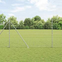Clôture de champs 1,6x25 m en acier galvanisé