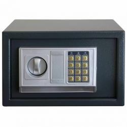 Coffre-fort électronique Gris foncé 31x20x20 cm Acier