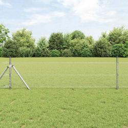 Clôture Hexagonale 0,4x25 m en Acier Galvanisé