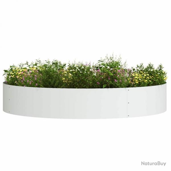 Pot en mtal blanc Blanc Mtal Grand Pot de plante blanc