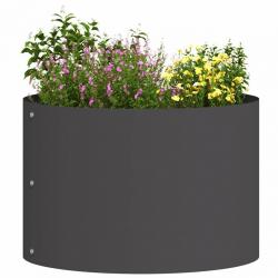 Pots en plastique noirs Noir Plastique Moyen Durable
