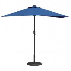 Parasol de jardin Bleu 294 x 150 x 223 cm tissu