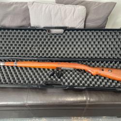 Mauser K98k, S/42 1937, 8x57 JS et JRS canon miroir, beau bois et beau bronzage, monomatricule