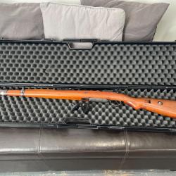 Mauser K98k, S/42 1937, 8x57 JS et JRS, beau bois et beau bronzage, pi&egrave;ces m&eacute;talliques monomatricule