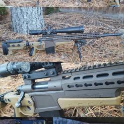 Chassis AICS-AX pour remington 700 Action longue (ou Bergara) ( Mk13 A7 )
