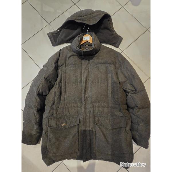 Vends veste Parka chasseDoudoune Homme chaude90% duvet 10% plumeDoublure et extrieur polyester