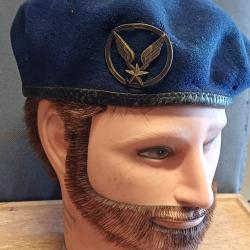 Ancien béret bleu de l'ALAT - Aviation Légère de l'Armée de Terre