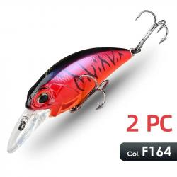 lot de deux cranckbait 10 cm 14gr profondeur 2.00 2.50 mètres style 2