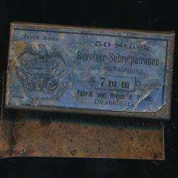 (5933)  Une Jolie boite vide  7mm Broche LEFAUCHEUX en carton