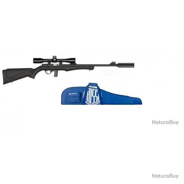 Pack Carabine ROSSI 8122 Cal.22lr + lunette 4x32 + silencieux + Fourreau