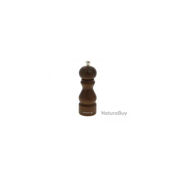 Moulin  poivre De Buyer RUMBA 14 cm htre fonc