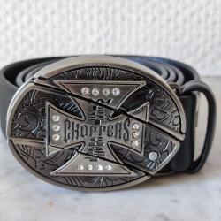 Ceinture et boucle Choppers WestCoast couteau ceinture Biker country western Rockabilly -