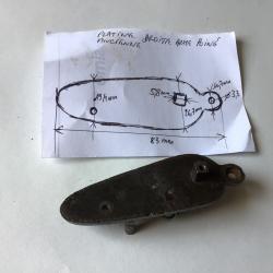 VENDU PAR LE-CUIRASSIER PETITE PLATINE DE PISTOLET ANCIEN