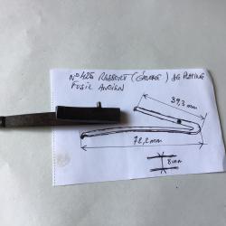 VENDU PAR LE-CUIRASSIER N° 425  RESSORT GAUCHE DE PLATINE FUSIL DE CHASSE À CHIENS