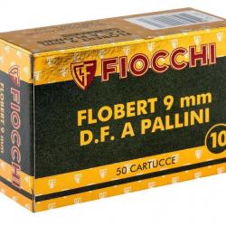 Cartouches Fiocchi calibre 9 mm Flobert plombs de 8. Lot de 150 cartouches