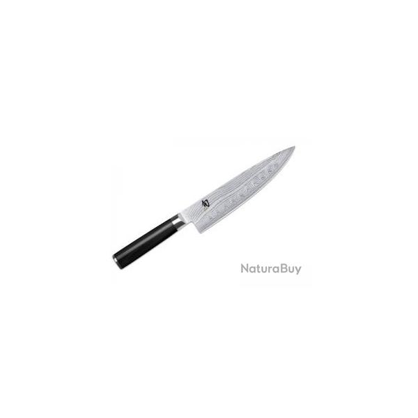 Couteau cuisine/chef Kai SHUN lame alvole 20 cm acier damas inox compos de 32 couches