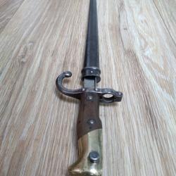 Sabre baïonnette pour fusil Chassepot Gras 1877