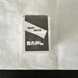 Munition SAPL 12/70 Longue Distance boîte de 5