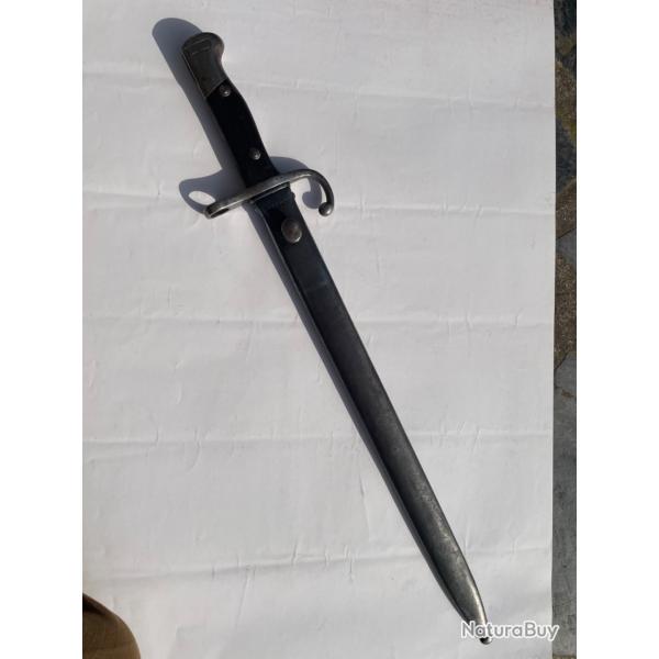 Baonnette Mauser Argentine 1909 Fourreau et lame mme Numro