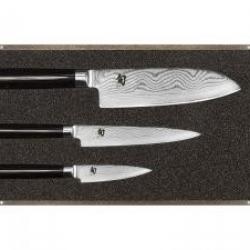 Set de 3 couteaux Kai SHUN DM.0700 + DM.0701 + DM.0702 coffret bois.