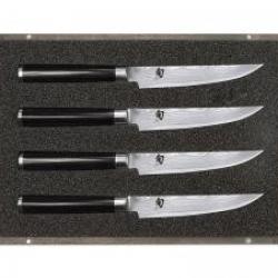 Set de 4 couteaux à steak Kai SHUN coffret bois.