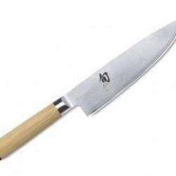 Couteau chef Kai SHUN WHITE Lame 20 cm acier damas inox composé de 32 couches