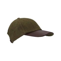 Casquette Unisexe Baseball en Tweed avec Visière Cuir - Casquette Étanche & Réglable U