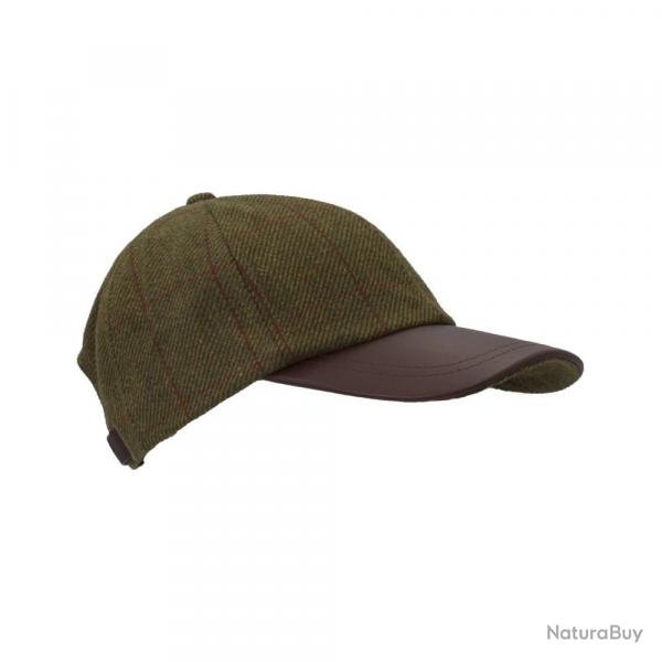 Casquette Unisexe Baseball en Tweed avec Visire Cuir - Casquette tanche & Rglable U