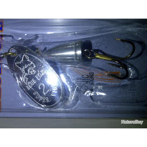 Cuiller Vibrax Original Argent 2 - 6g