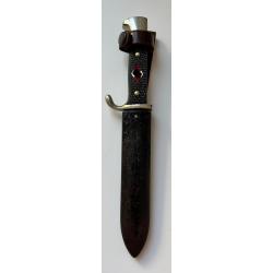 COUTEAU HJ avec devise « SANS RÉSERVE »